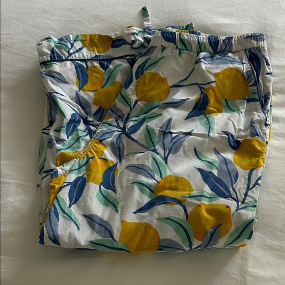 Printed Pants PRE-ORDER - Floral Blue Yellow main image 0